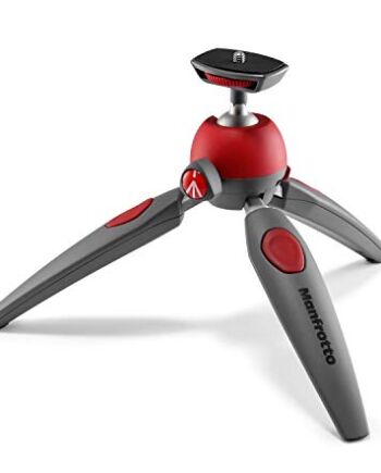 Manfrotto MTPIXIEVO-RD Pixi Evo Mini-Stativ (2 Segment) rot