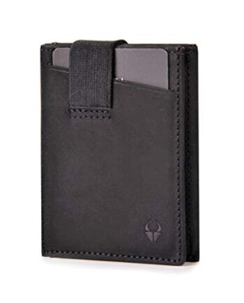 DONBOLSO® Wallety 2 I Slim Wallet w formacie karty kredytowej ze skóry z ochroną RFID
