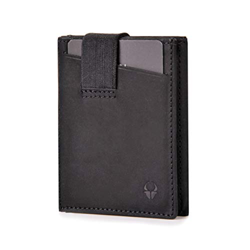 DONBOLSO® Wallety 2 I Slim Wallet w formacie karty kredytowej ze skóry z ochroną RFID