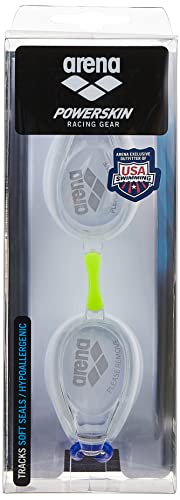 Arena Mężczyźni Tracks 92341-31-NS Okulary Pływackie, Niebieski, 5 x 1 - obrazek 3