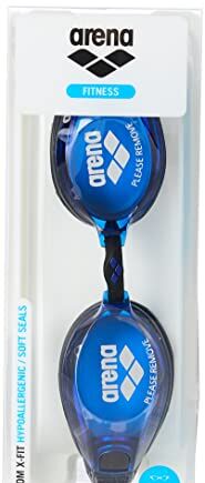 Arena Uniseks Zoom X-Fit 92404 Okulary do Pływania, Niebieski, M