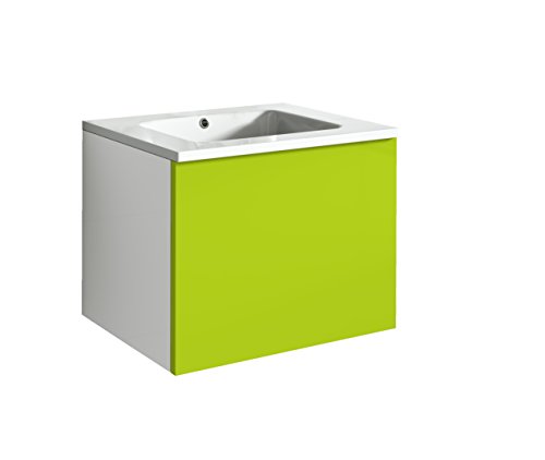 aleghe Eris – zestaw łazienkowy, zielony połysk - obrazek 2