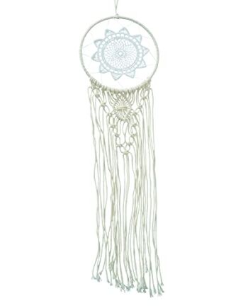 Zawieszka wiatrowa łapacz snów natura w stylu Ibiza Makramee 75 cm