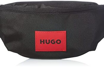HUGO Męska eton_bumbag torba crossbody, ONESI, Czarny2,