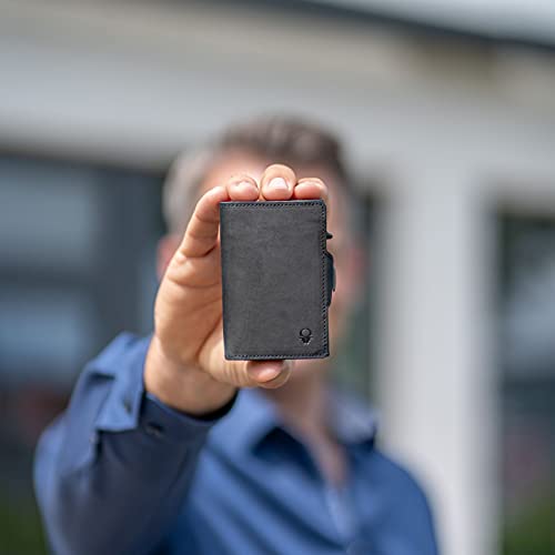 DONBOLSO Portfel Flip, Vintage czarny, Mit Münzfach, Vintage - obrazek 5