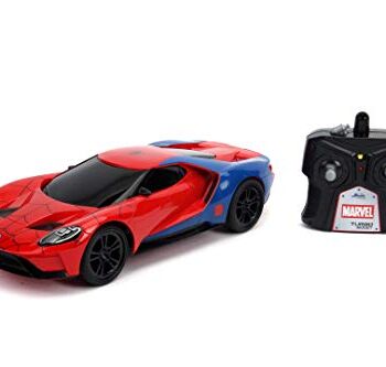 Jada Toys Marvel Spiderman 2017, Ford GT RC, zdalnie sterowany samochó