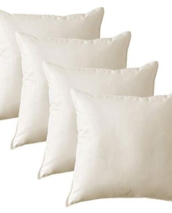 MACK - Basic zestaw poduszek z wypełnieniem z pierza | poduszki z pierza dla spokojnego snu | 40 x 40 cm - zestaw 4 szt