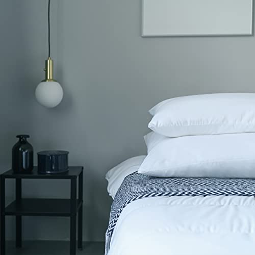 Poduszki 40 x 80 cm, zestaw 2 sztuk, białe, 40 x 80 cm, zestaw 2 sztuk, poduszki do spania – Made in Green, certyfikowane, hipoalergiczne, oddychające, nadają się do prania, miękkie, łatwe w pielęgnacji, jakość hotelowa - obrazek 4