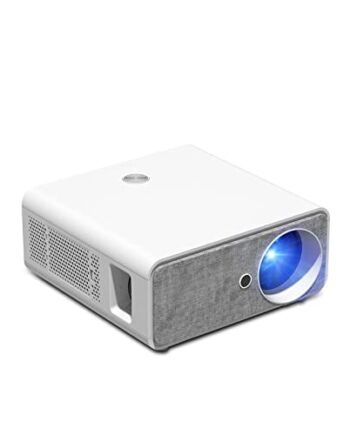 JideTech Projektor do kina domowego, projektor HD 1080p, 300 lumenów do kina domowego, projektor LCD