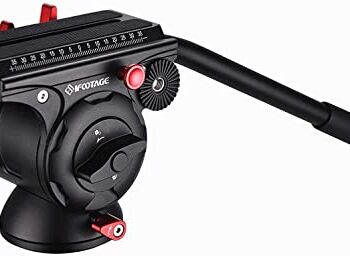 IFOOTAGE Głowice do statywu, głowica wideo z pęcherzem, poziomica, wskaźnik wideo Fluid Video płyta do szybkiej wymiany, głowica kulowa, głowica jednonożna, Komodo K5