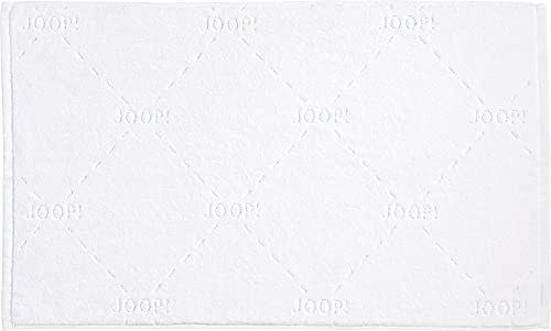 Joop! Dywanik łazienkowy Dash 45 x 65 cm kolor biały 100% bawełna wysokość runa 4 mm kształt prostokątny elegancki wygląd miękki wytrzymały