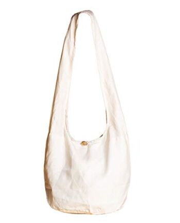 PANASIAM Torba na ramię z konopi, najwyższa jakość, dwuwarstwowy mater