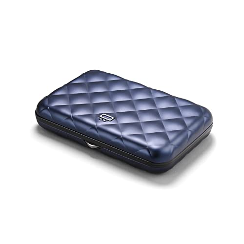 Ögon Smart Wallets - Aluminiowy portfel Quilted Button - Kobiety - Etu - obrazek 5