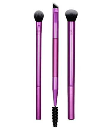 Real Techniques Eye Shade + Blend Pędzle do Cieni do Powiek, Różowy, 3