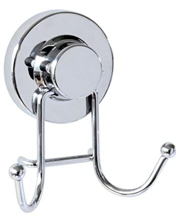 Gelco 707487 garderoba z 2 głowicami tnącymi, przyssawka metal chromowany/ABS chrom 7 x 11 x 15,5 cm