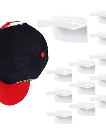 12 sztuk samoprzylepnych haczyków na kapelusze, organizer na kapelusze