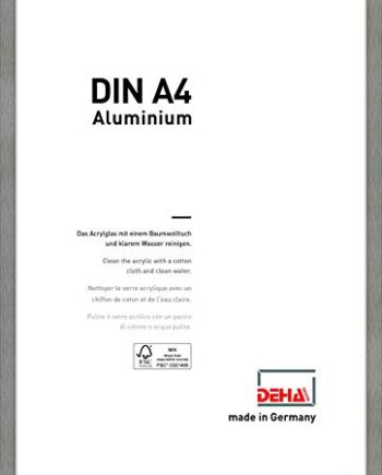 DEHA Design Ramka na zdjęcia Tribeca 21 x 29,7 cm (A4), Strukturowany szary matowy