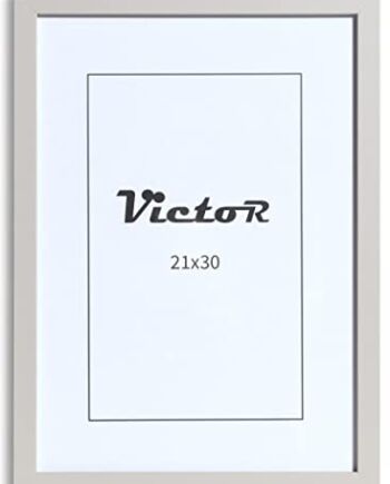 VictoR Ramka na zdjęcia koniczyna 21 x 30 cm (A4) w kolorze szarym - n
