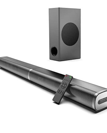 Generic YCLZY-TIII, 2.1 Soundbar z subwooferem, 190 W Soundbar do telewizorów, 125 dB, 6 trybów EQ, LED Off, regulowany bas, obsługuje HDMI, Bluetooth, AUX, optyczny, USB, Czarny
