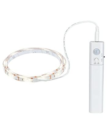 Paulmann 78899 taśma LED na baterie z czujnikiem ruchu 1 m 2 W 156 lm/m 3000 K białe tworzywo sztuczne