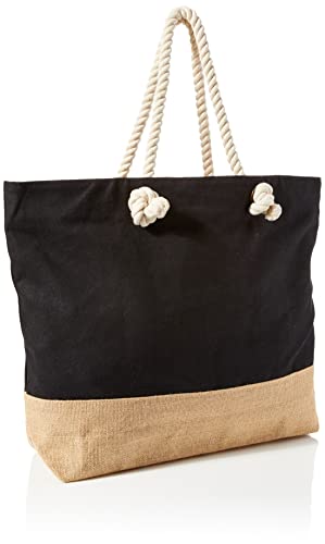 Torba plażowa dla kobiet i mężczyzn, wykonana z wytrzymałego płótna ba - obrazek 6