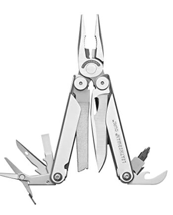 Leatherman Curl - Multi-tool z 15 rodzajami narzędzi, idealnie sprawdza się w terenie / na kempingu, stal nierdzewna, wyprodukowany w USA