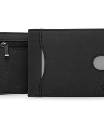 portfel - męski portfel dwukrotnie z zakładką - portfel kart blokujący