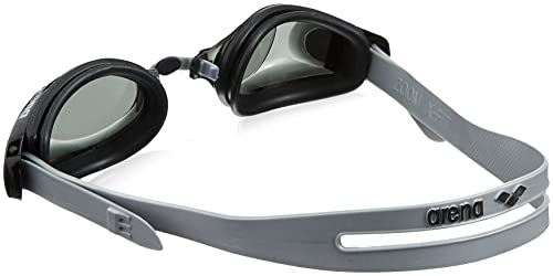 Arena Mężczyźni Zoom X-Fit 92404 Okulary do Pływania, Czarny/Szary, M - obrazek 2