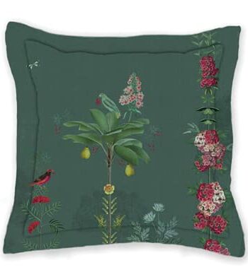 Pip Studio Poduszka Babylons Garden | zielona - 45 x 45