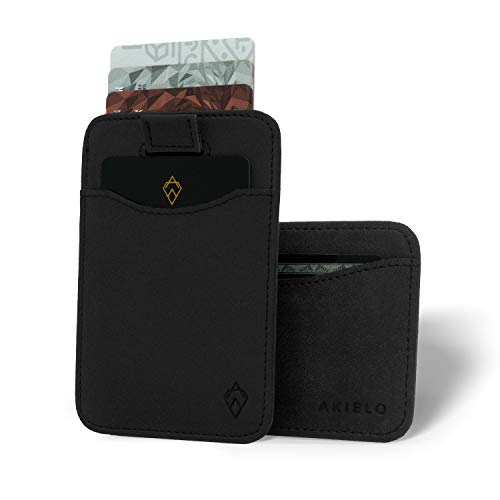 Portfel - wąski i minimalistyczny męski portfel na karty - blokowanie - obrazek 7