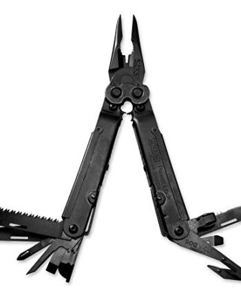 SOG Uniseks – dla dorosłych PowerLock V-Cutter Black Multitool, czarny, 0