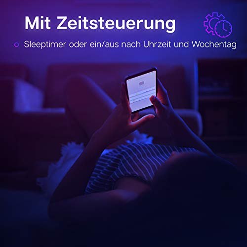 Cololight Taśma świetlna LED 30 – RGB, WLAN, kompatybilna z Apple Homekit, Alexa, Google Home, każda dioda LED inny kolor (30 diod LED na metr, zestaw startowy 2 m) - obrazek 4