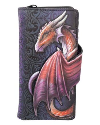 Nemesis Now, Portfel "Take Flight", tłoczony portfel, 18,5 cm, fioletowy, rozmiar uniwersalny