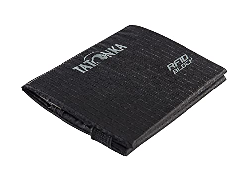 Tatonka Card Holder RFID B - etui na karty kredytowe z blokadą RFID - certyfikat TÜV - pasuje do co najmniej 4 kart kredytowych - chroni przed kradzieżą danych - 9,5 x 6 cm - czarne - obrazek 3