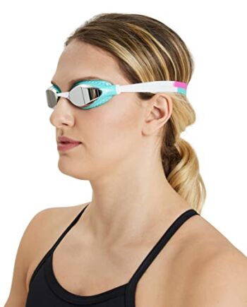 arena Airspeed Mirror okulary pływackie z szerokimi szkłami, ochrona p
