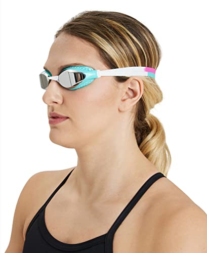 arena Airspeed Mirror okulary pływackie z szerokimi szkłami, ochrona p