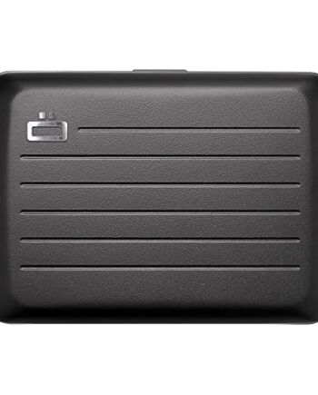 Aluminiowe etui na karty z metalowym zamkiem, ochrona RFID przed oszus