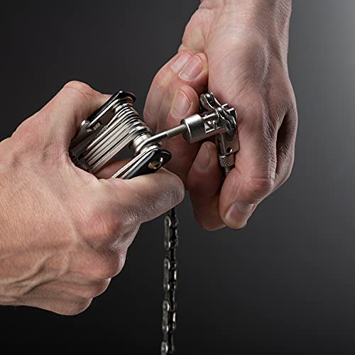 3min19sec wielofunkcyjne narzędzie rowerowe, 16w1, w tym narzędzie do opon bezdętkowych, Torx, klucz płaski, przenośny zestaw kluczy imbusowych | multitool | multitool rowerowy | minizestaw narzędzi - obrazek 3