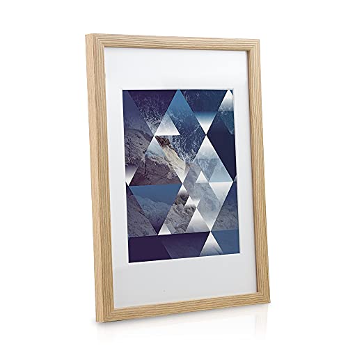 bomoe 30szt Zestaw ramek na zdjęcia Emotion - Ramka na zdjęcia Kolaż na ścianę - Multi Ramka na zdjęcia Drewno i szkło plastikowe - 10x 10x 10,5x15cm / 15x 13x18cm / 5x 20x30cm - Dębowa Ramka na zdjęcia - obrazek 7