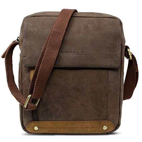 ROYALZ 'Idaho' nowoczesna mała torba na ramię męska skórzana torebka m - obrazek 7