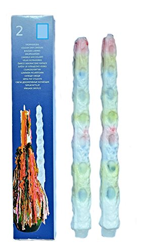 Hillfield® 20 świeczek kropelkowych kolorowe - obrazek 2