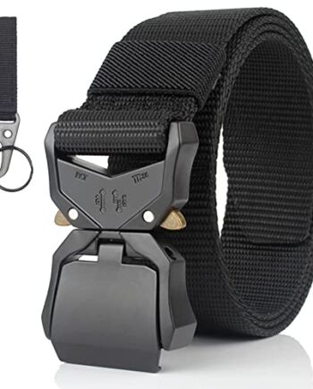 Taktyczny Pasek, Heavy Duty Regulowany Wojskowy Styl, Nylonowy Pasek z Klamrą ze Stopu Cynku, Wojskowe Szybkie Zapięcie, Klamra w Talii
