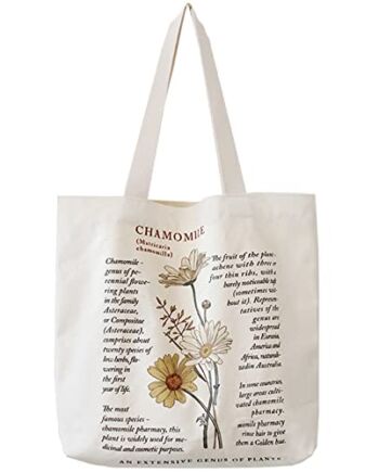 Torba jutowa z nadrukiem Aesthetic Vintage torba na zakupy torba na ramię torba materiałowa z zamkiem błyskawicznym i małymi kieszeniami bocznymi, dla kobiet, na zakupy, do biura, na co dzień, na czas wolny