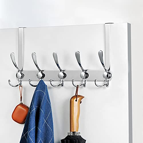 LYLIN Haczyk na drzwi ze stali nierdzewnej, wieszak na drzwi z 15 hacz - obrazek 5