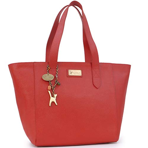 Catwalk Collection Handbags - Damska Duża Torebka Typu Tote Zasuwana -