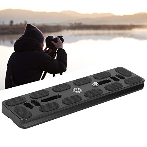 Płytka szybkiego zwalniania 150 mm, system szybkiego zwalniania, płyta QR, adapter śrubowy, adapter mocujący do podstawy aparatu, uchwyt ze śrubą 1/4" do głowicy kulowej Arca Mount - obrazek 6