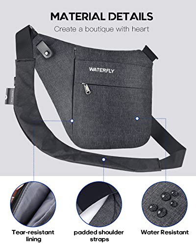 Waterfly Torba na ramię torba na klatkę piersiową lekkie torby na rami - obrazek 6