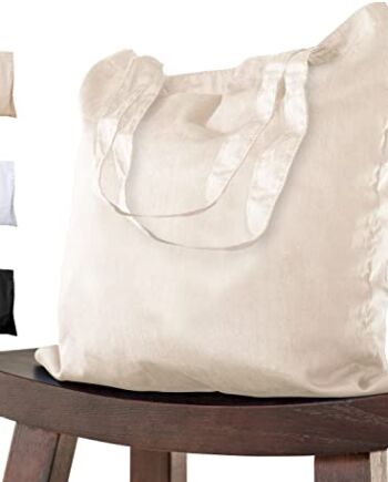 Torba bawełniana 38x42 cm 10 sztuk bez nadruku, dwa długie uchwyty Cer