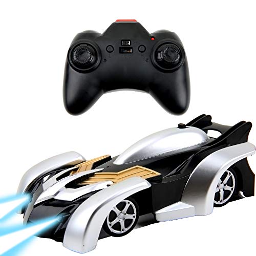 Samochód zdalnie sterowany samochód z funkcją wspinania się na ścianę, podwójny tryb, rotacja 360°, samochód z możliwością ponownego ładowania, zabawka dla dzieci