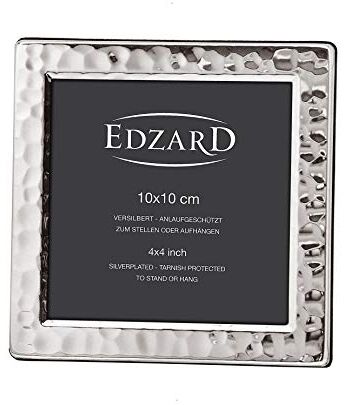 Edzard ramka na zdjęcia ramka na zdjęcia Pavia na zdjęcia 9,9 x 9,9 cm, posrebrzana, zabezpieczona przed matowieniem